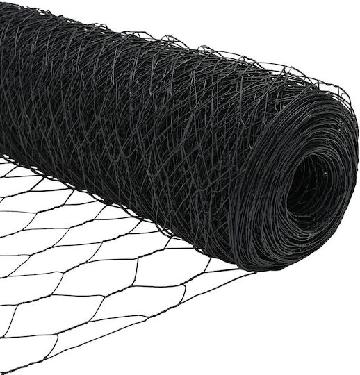 vidaXL Plasă de sârmă Galvanizat Module Gri 0.5x50m