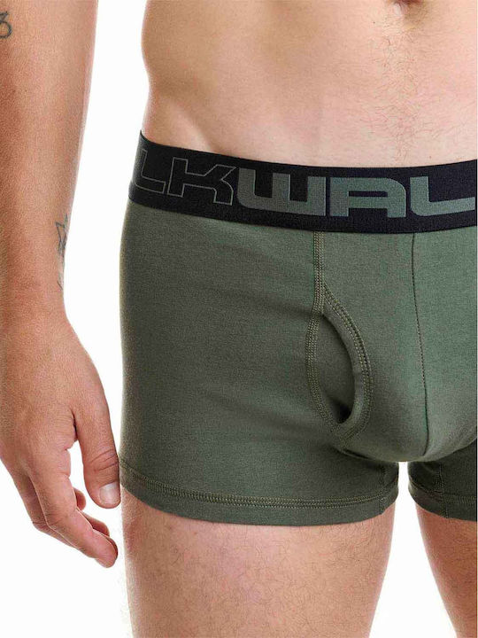 Men's Boxers Khaki-anthracite 2Pack