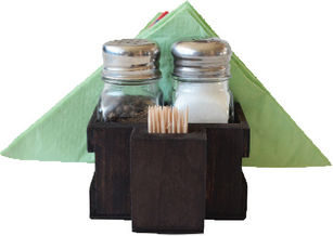 4-Piece Wooden Salt and Pepper Shaker Set Without Bottles