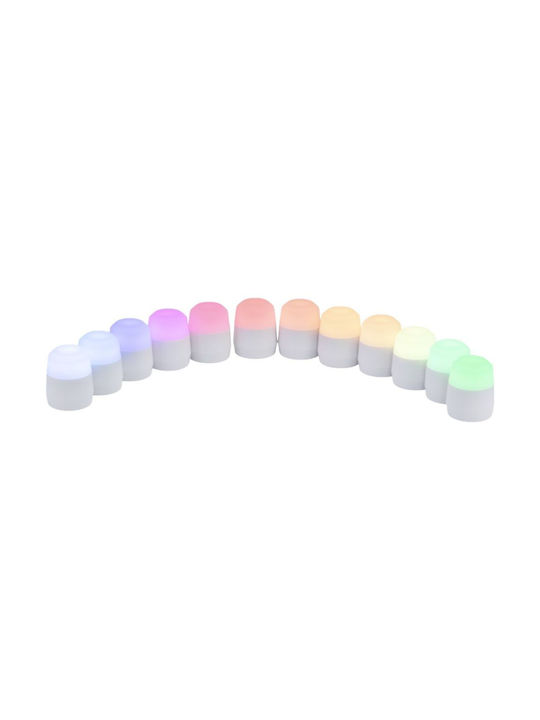 Securit Decorative Lamp Tealight Multicolour 12pcs
