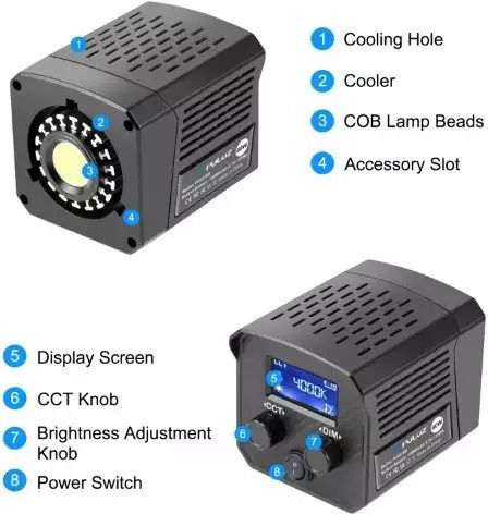 Puluz LED Daylight 60W with Brightness 13000 Lux