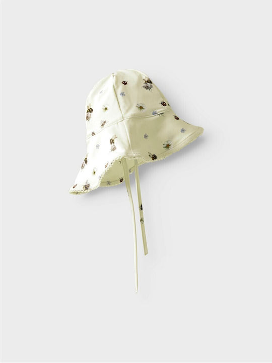 Kids' Hat Bucket Fabric Beige