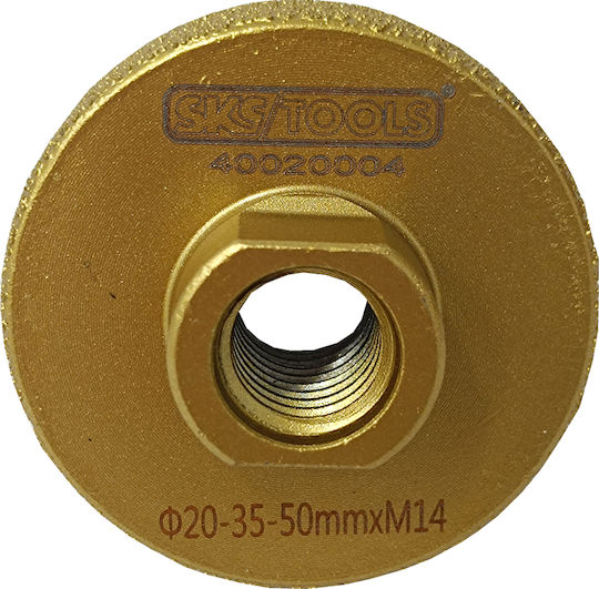 Conical Multi-Layer Diamond Cutter M14 20 35 + 50 Mm Sks Tools 40020004