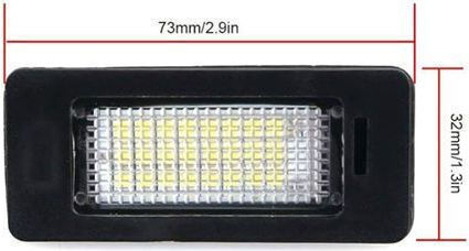 Best-Ka Светлини за регистрационната табела LED за BMW Ред 5 / F10 6000 2бр