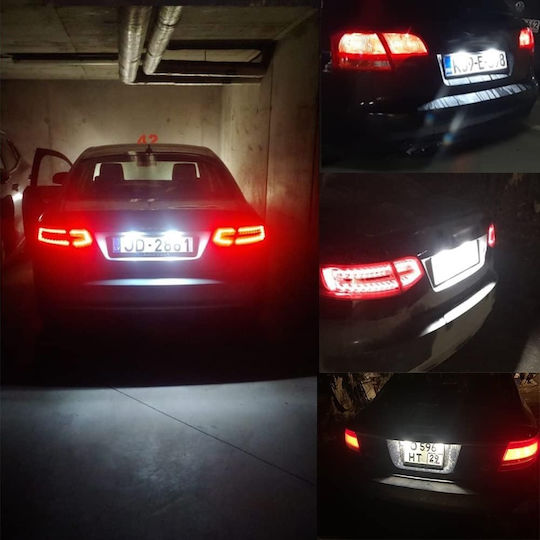 Best-Ka Светлини за регистрационната табела LED за Audi S3 / A4 / S4 / A6 / A8 / Q7 / A3 / A5 / S5 / S6 / S8 / RS4 / RS6 Citroen C6 1бр