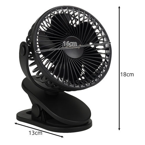 Ruhhy Electric Fan 5W Black