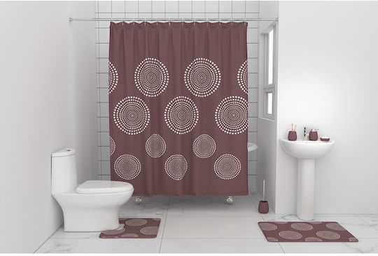 Inter Ceramic Plastic Toilet Brush Purple