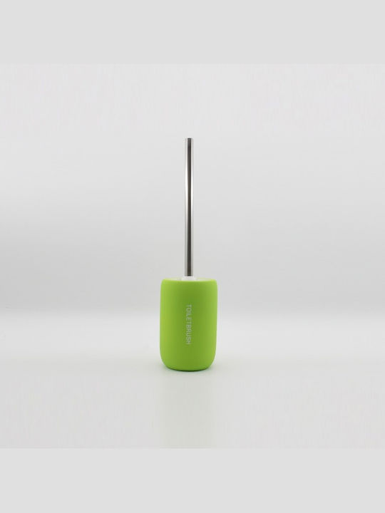 Inter Ceramic Plastic Toilet Brush Green