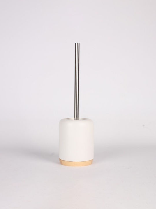 Inter Ceramic Plastic Toilet Brush White