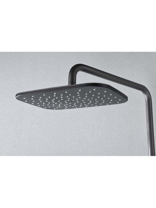 Inter Ceramic Στήλη Ντουζ χωρίς Μπαταρία Γκρι