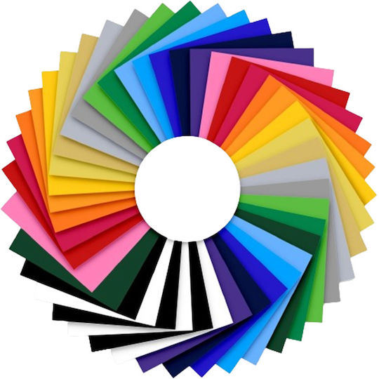 Set 42 Ohuhu Vinyl Htv Sheets 30x25 Cm Multicolor