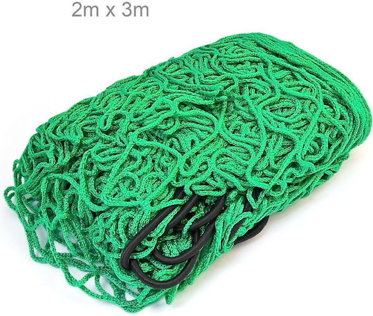 Plasă de protecție pentru remorcă verde Relaxdays 2 x 3 m