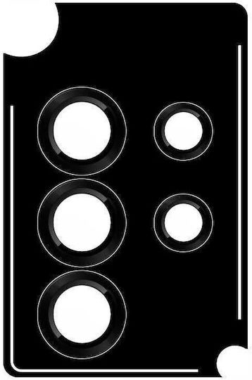 Spacecase Protecție Cameră Tempered Glass Black pentru Samsung Galaxy S25 Ultra