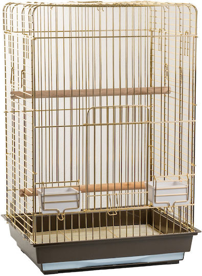 MrZoo Vogelkäfig 52x41x78cm. Gold