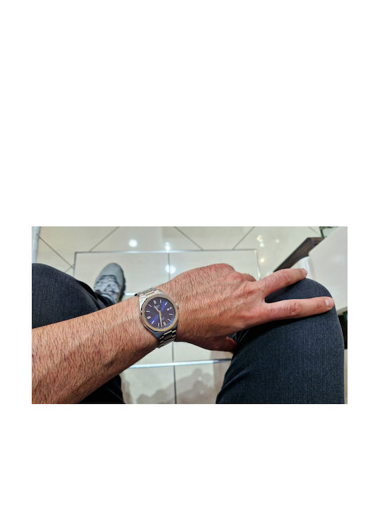 Tissot Men's Watch Solar with Silver Metal Bracelet