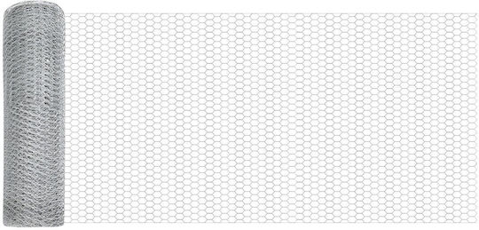 vidaXL Plasă de sârmă Galvanizat Module Gri 0.6x50m