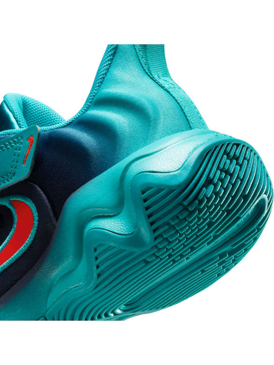 Giannis Immortality Ps Kids Sports Shoes Basketball with Hoop & Loop Closure Green