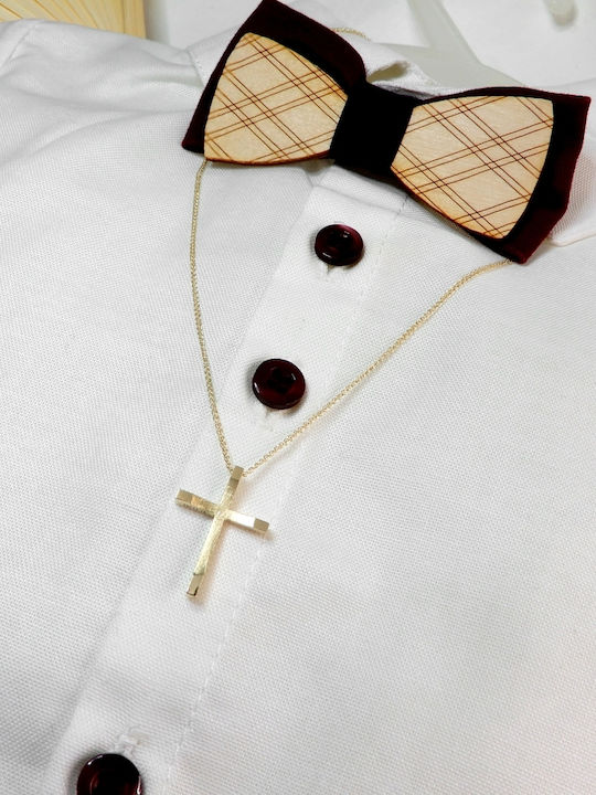 Art d or Men's Gold Cross 14K with Chain