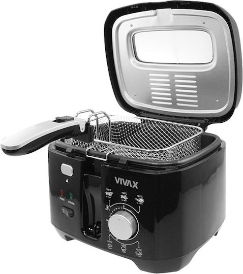 Vivax DF-1800B Friteuză cu aer 2.5lt Negru