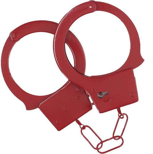 Shots Metal Handschellen in Rot Farbe