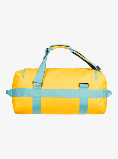 Quiksilver Sea Stash Σακ Βουαγιάζ Κίτρινο Υφασμάτινο Μ26xΠ26xΥ26εκ.