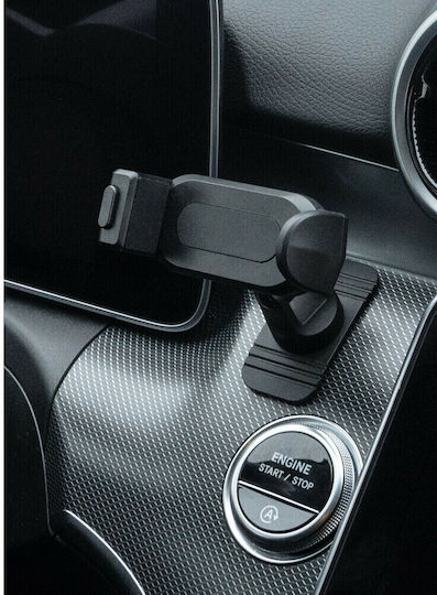 Lampa Snap 2.0 Compact Clip Car Mobile Mount with Adjustable Hooks Black