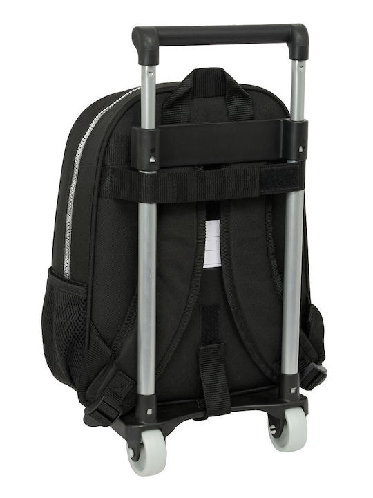 Batman School Bag Trolley Elementary, Elementary Black with Water Bottle Holder