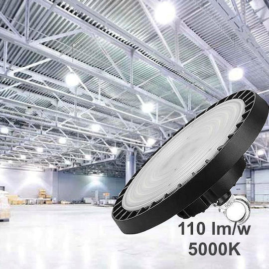 Masterled Lumină clopot comercială 200W Alb rece 22000lm cu LED încorporat Ø310xÎ9.95cm