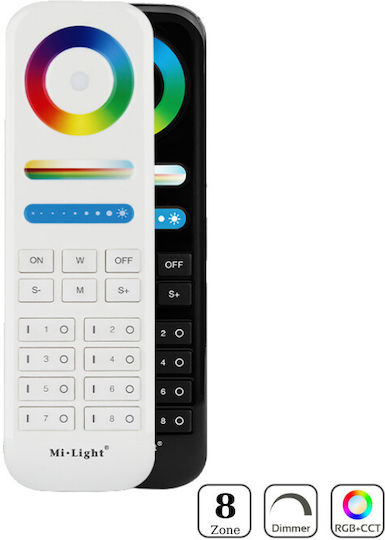 Telecomandă tactilă RGB+CCT cu 8 zone Fut089 Mi-light