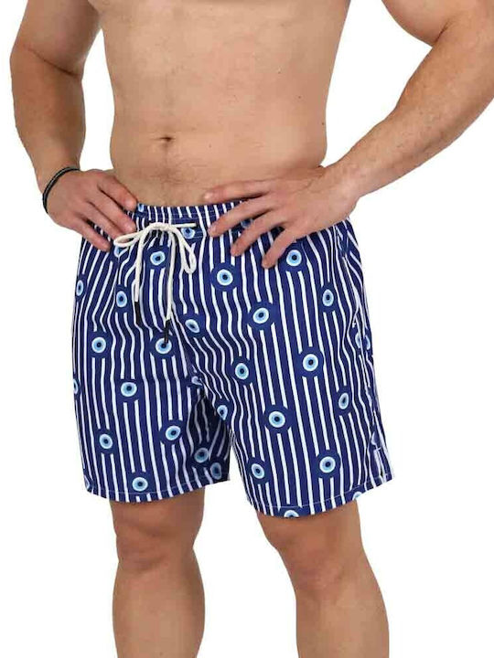 Men's Swimwear Shorts Multicolored Striped
