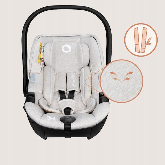 Lionelo Moxie Baby Car Seat i-Size with Isofix Beige Sand