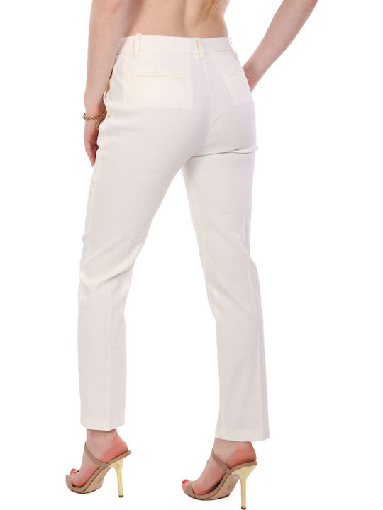 Bello Women's Chino Trousers White