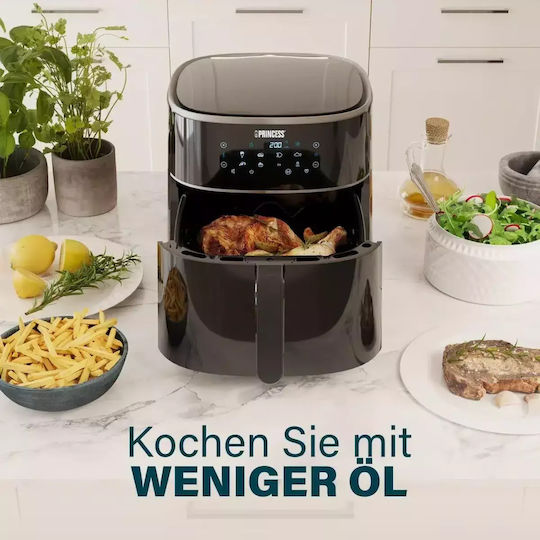 Princess Heißluftfritteuse 8Es Schwarz 123707
