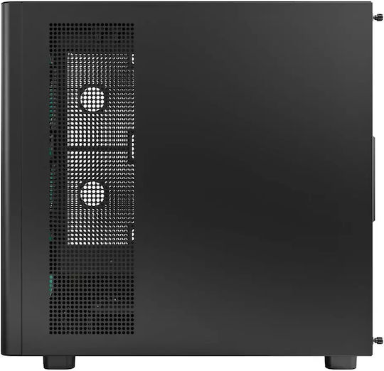 Montech XR Wood Gaming Midi Tower Κουτί Υπολογιστή με Πλαϊνό Παράθυρο και ARGB Φωτισμό Μαύρο
