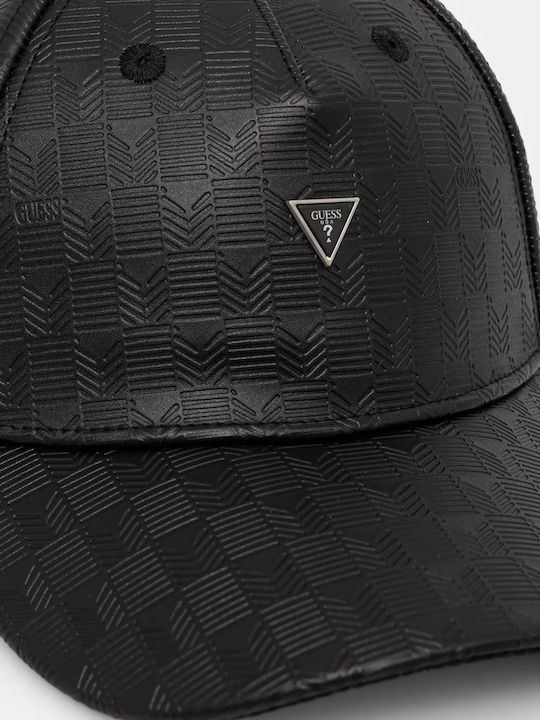 Guess Hut London Baseball Cap Am9494pol01-bla Schwarz