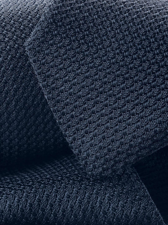 Cravată din mătase italiană grenadină pentru bărbați Charles Tyrwhitt, albastru închis