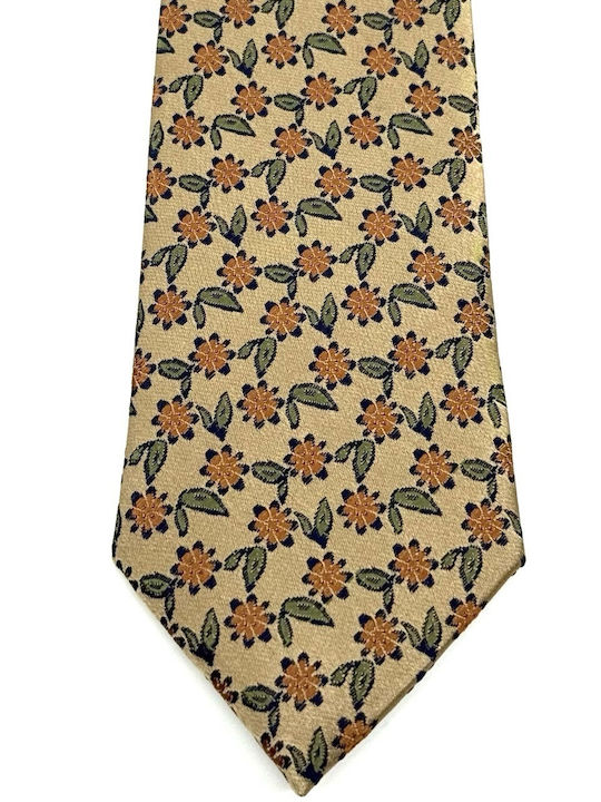Legend Accessories Men's Tie Set Printed in Beige Color