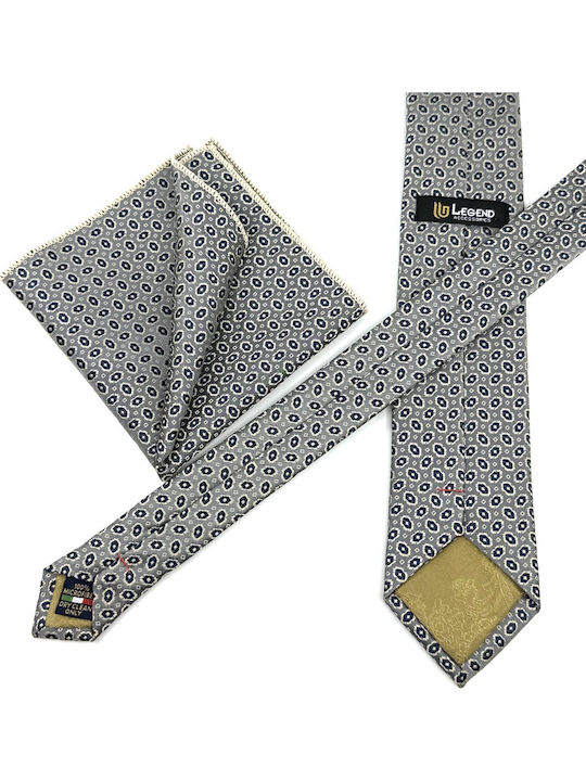 Legend Accessories Men's Tie Set Printed in Khaki Color