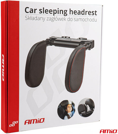 AMiO CSH03 Car Pillow Car Sleep Headrest in Red Color 02957
