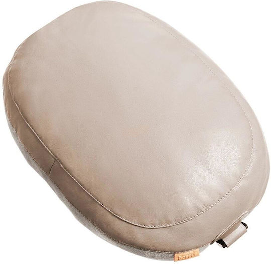 Baseus ComfortRide Headrest Dual Material Autokissen in Beige Farbe