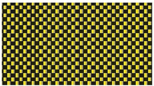 Lampa Car Dashboard Decoration Car Interior Decoration Carbon Yellow 48x60cm in Yellow Color