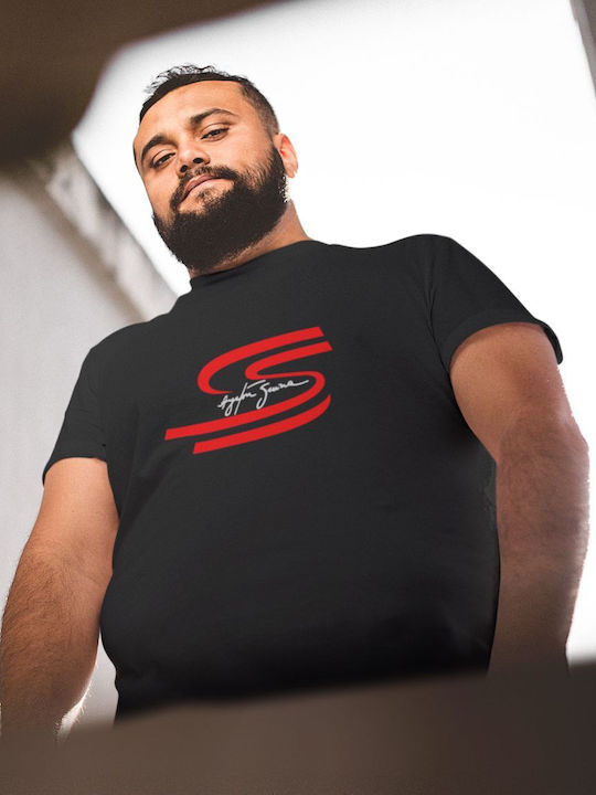 Tricou Senna Mărime Mare Negru