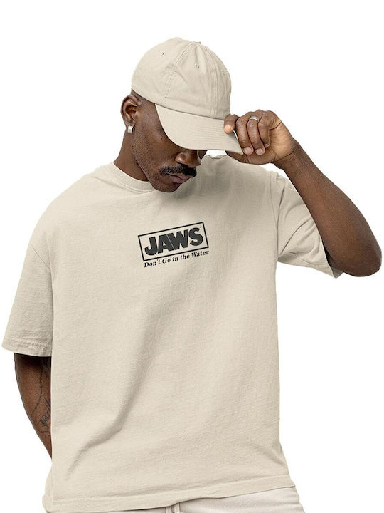 Cotton Division Oversize T-shirt Jaws Welcome to Amity Island Mjato005