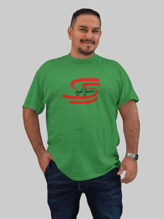 Tricou Senna Mărime Mare Negru