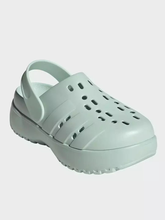 adidas Adilette Clog Γυναικεία Σαμπό Τιρκουάζ