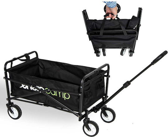 Klappbarer Strandtouristenwagen 72x44x50cm Griff