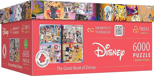 Disney Magical Book Fairytales 6000-piece Puzzle Trefl