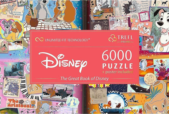 Disney Magical Book Fairytales 6000-piece Puzzle Trefl