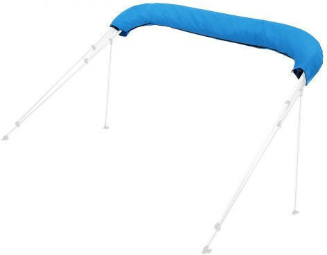 Vevor 4 Bow Boat Bimini Tops 96"lx 91"-96" W Bimini Top Replacement Pacific Blue