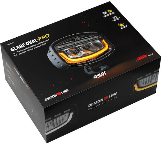 Lampa Roundς Waterproof Headlights Car LED 10 - 30V 60W 24.7cm with Orange Lighting 1pcs